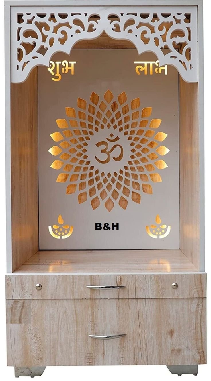 Buy Wooden Poojaghar, Wooden Temple for Home,40_inch,temple,with LED Light & Decorative Designer Temple and Home Pooja Mandir Worship Home Online in India - Etsy.jpg